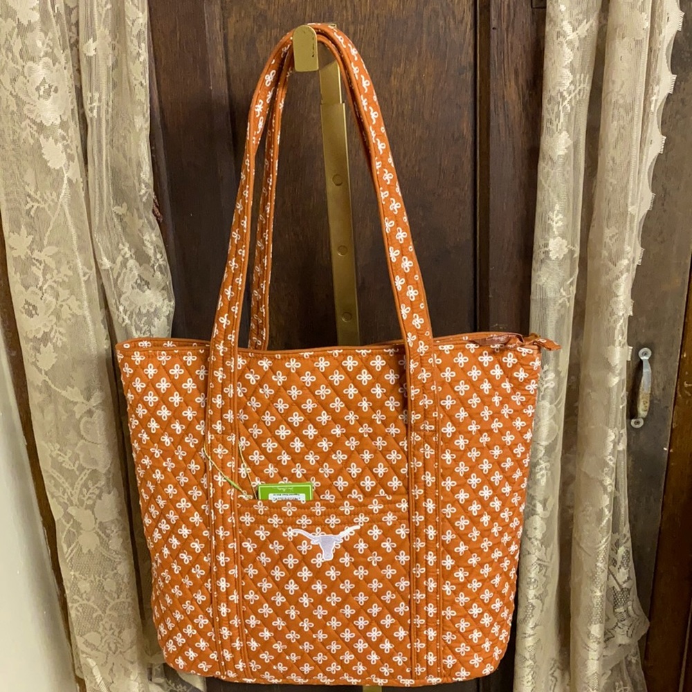 NWT Vera Bradley Vera Tote University of Texas